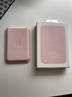 Apple Leather Wallet W/ Magsafe Accessory  Iphone 15 14 13 12 1st Gen Pink • £18