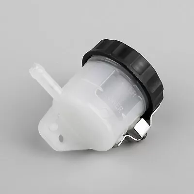 Universal Motorcycle Front Brake Fluid Bottle Master Cylinder Oil Reservoir  T9 • £11.98