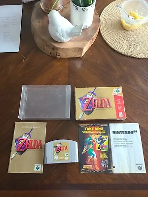 The Legend Of Zelda Ocarina Of Time Nintendo 64 N64 Complete CIB Box AUTHENTIC • $125