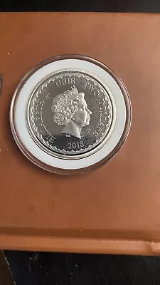 2018 1oz Niue Silver Double Dragon - BU In AirTite Since Purchase • $35.20