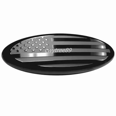 9  Black American Front Grille 3D Flag Emblem Badge For Ford Escape F150 EDGE • £17.94