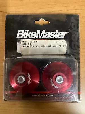 Red BikeMaster M6 Swingarm Spools For Yamaha R6/R1 • $20