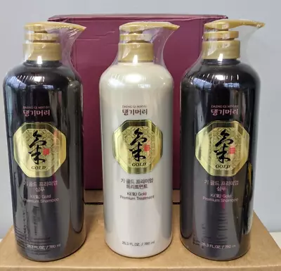 Daeng Gi Meo Ri Ki Gold Premium 3-Pack- 2 Shampoo + 1 Treatment - New Sealed • $55