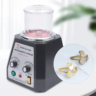 Magnetic Tumbler Jewelry Polisher Machine Finisher 100mm 4 Speeds Time Control • $153