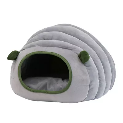 Small Cat Pouch Bed Cosy Fleece Pet Hideaway Kitten Sleeping Soft Cave House Dog • $11.99