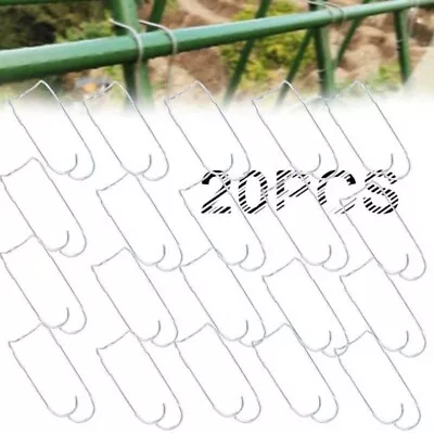 20/40 Plant Connecting Buckles Plant Cages Connector Vegetable Trellis Wire Clip • £7.27