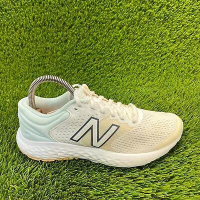 New Balance 520 V1 Womens Size 8 White Athletic Running Shoes Sneakers W520CW1 • $39.99