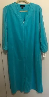 Miss Elaine  Micro Terry Robe - Size L - New With Tags • $18