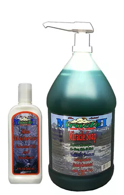 Miracle II Regular Soap Gallon With Pump & Bonus 8oz Gel • $90.95