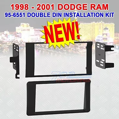 For 98 99 00 01 Dodge Ram Car Stereo Radio Double Din Installation Dash Kit 6551 • $14.99