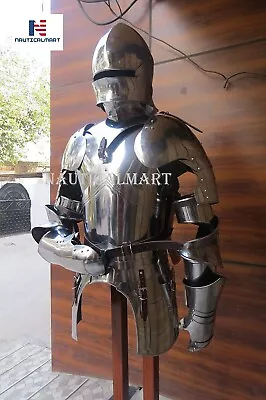Medieval Gothic Suit Of Armor Breastplate Costume Metal Armour • $599