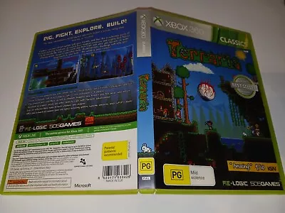 Terraria (xbox 360 Game Pg Pal) • $8.96