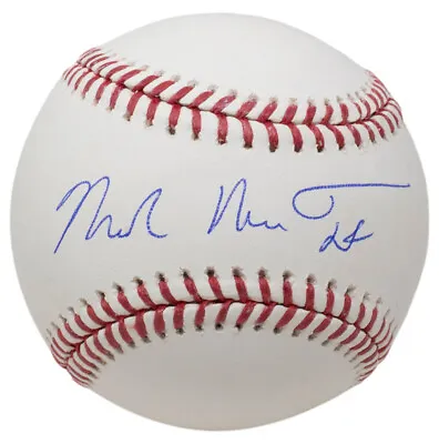Michael Nelson Trout Signed Full Name MLB Baseball MLB Holo+BAS LOA A48357 • $749.99