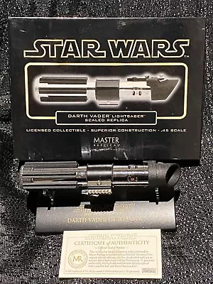 Star Wars Master Replicas Darth Vader SW-306 .45 Scaled Lightsaber Free S&H • $55.05