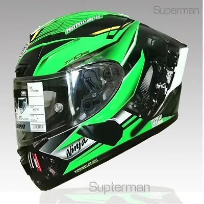 X14 Motorcycle Full Face Helmet Kawasak I ZX10R Marquez Motorbike Moto GP Helmet • $199.99