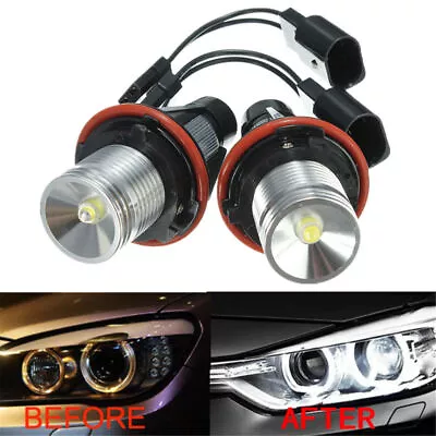 Multi-color LED Angel Eye Halo Ring Light Bulbs Lamp For BMW E39 E60 E53 X5 Pair • $10.98