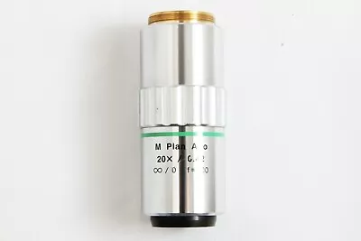 [Clean Glass] Mitutoyo M Plan Apo 20x 0.42 F=200 Microscope Objective Lens #4941 • $482