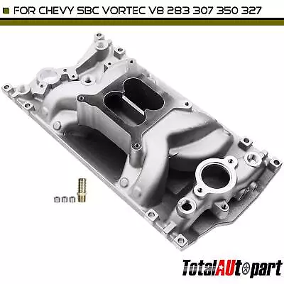 $157.99 • Buy SBC Small Block Vortec Air Gap Intake Manifold For Chevy Tahoe GMC C/K Cadillac 