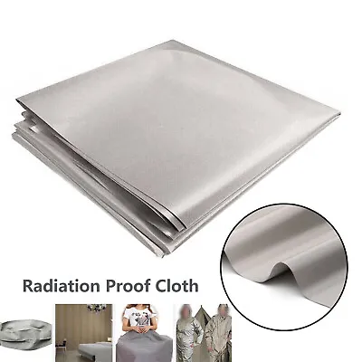 £17.48 • Buy 2x EMF Anti-Radiation Shielding Blanket Silver Fibre Fabric Protection Blocking