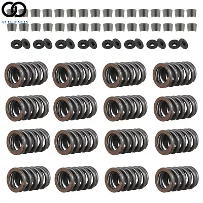 Valve Springs Kit .550  With Steel Retainers Locks For Chevrolet SBC 327 350 400 • $56.10