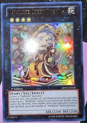 Yu-Gi-Oh! Madolche Queen Tiaramisu ABYR-EN048 Ultra Rare 1st Edition Near Mint • $15