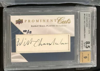 2009 UD PROMINENT CUTS Wilt Chamberlain AUTO AUTOGRAPH 8/13 RARE • $3500