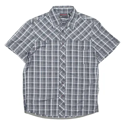 MAMMUT Mens Shirt Grey Check S • £19.99