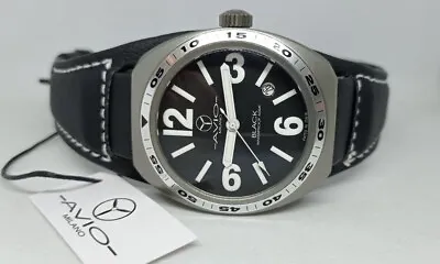 £101.93 • Buy Men's Watch AVIO MILANO Case 40mm BLACK AVIO, Limited Edition, Movement Ronda