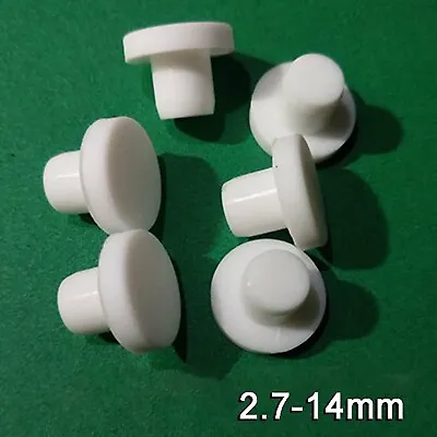 £1.55 • Buy Solid Bungs Silicone Rubber Blanking Finishing Inserts End Caps Plugs White