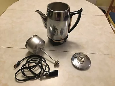 Vintage General Electric Coffee Percolator Model 28P41 • $34