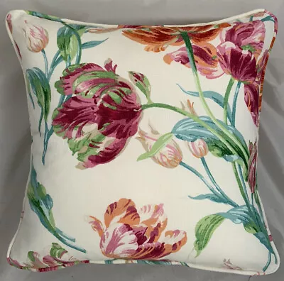 A 16 Inch Cushion Cover In Laura Ashley Gosford Cerise Fabric • £16.99