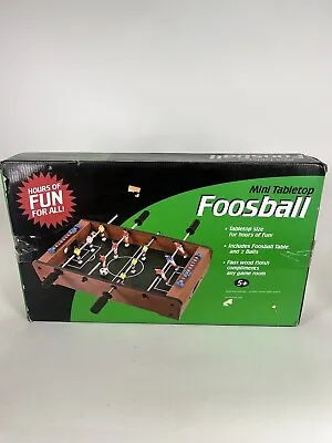 Mini 20” Foosball Table Tabletop With 2 Balls Brand New. • $24.95