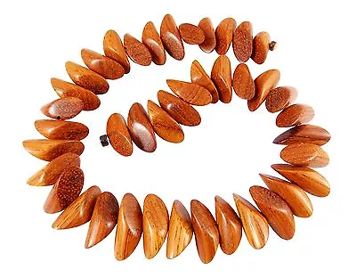 $17.41 • Buy Tindalo Wood Beads   Twin Cut Wooden Pieces Approx. 0 31/32-1 1/32in Super