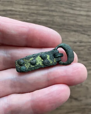 £25 • Buy Medieval. 13th-14th Century. Bronze Buckle And Strap-end. Dating To Circa 1300.