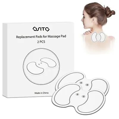 2 Replacement Electrode Pads Reusable Gel Pads For OSITO Tens Massager AST-303 • $11.99