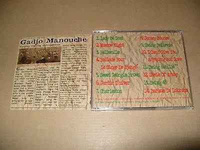 Gadjo Manouche - Saperlot 2013 Cd + Inlays Ex+ Condition  (R4) • $14.89