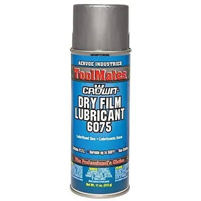 $199.99 • Buy Crown 6075 Dry Film Lubricant Aervoe CASE Of 12 ToolMates 11oz Spray Can