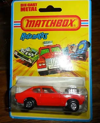 RARE Orange BP 1973 MATCHBOX Superfast #67 Mint Hot Rocker Capri Ex Blister Pack • $69