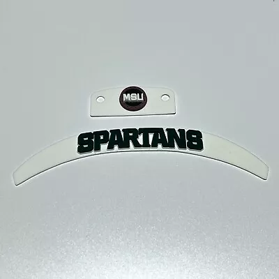 Michigan State Spartans Riddell Speed White/Green Mini Helmet 3D Bumper Set • $28