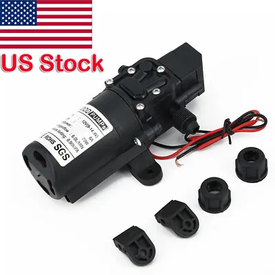 $19.96 • Buy 12V Water Pump 130PSI Self Priming Diaphragm High Pressure Automatic Switch