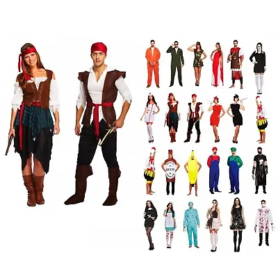 Adult Fancy Dress Costume Ladies Mens Halloween Horror Outfit Book Character UK • £10.05