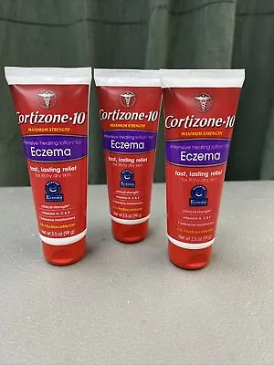 Cortizone-10 Intensive Healing Eczema Lotion Maximum Strength 3.5 Oz (3pk) Read • $19.99