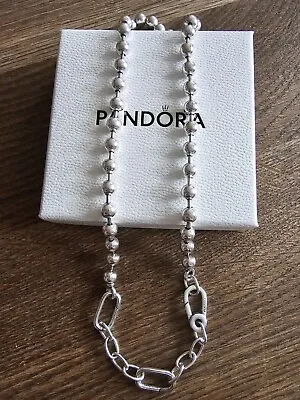 🌸🐝Pandora ME Metal Bead & Link Chain Necklace 45cm🌸🐝 • £80