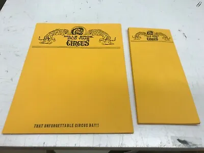 Vintage Original Mills Bros. Circus Letterhead/envelopes - Pack Of 10 Sets • $7.77