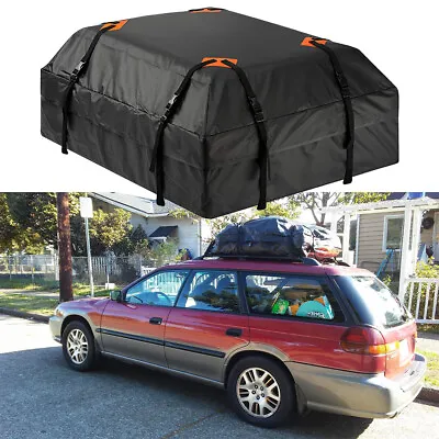 21 Cubic Ft 600D Car Roof Top Bag Cargo Luggage Carrier For Side Rail Cross Bar • $59.75