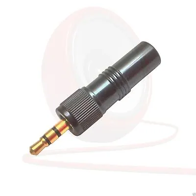 3.5mm Stereo Locking Jack Plug Connector. Sennheiser Compatible. • £5.63