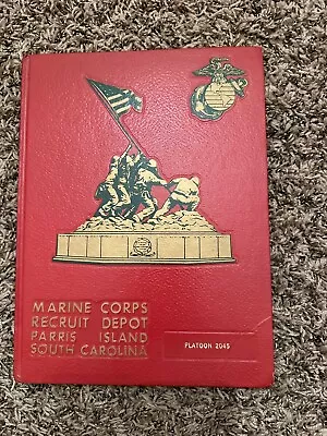 MARINE CORPS Recruit Depot Parris Island SC Yearbook Platoon 2045 Jun-Sep 1980 • $59.99