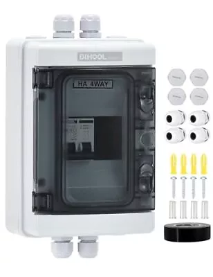 60 Amp Dc Circuit Breaker Box Pv Solar Disconnect Switch With Small Breaker Box • $42.64