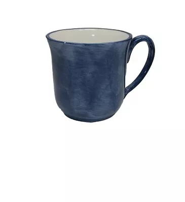 EDDIE BAUER HOME  Coffee Mug Blue Ceramic Cup Set Of 4 • $29.99