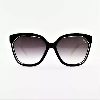 Emilio Pucci Sunglasses | Model EP 144 - Black/White • $165.57